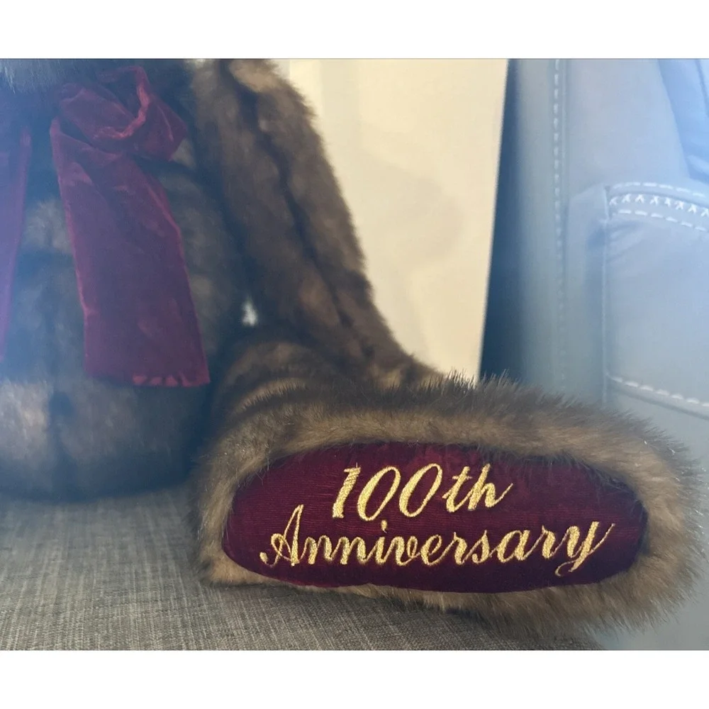 Dan Dee Collectors Choice 100th Anniversary Special Ed 2002 Teddy Bear Plush 30" - Picture 4 of 14
